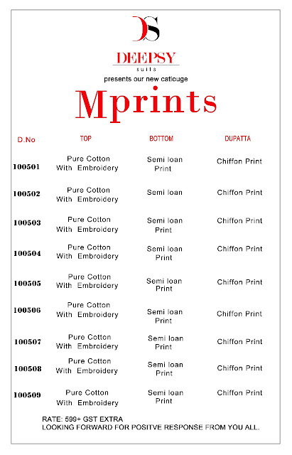 Deepsy Mprints pakistani Suits