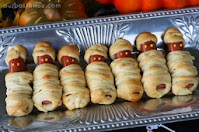 mummy wraps - hotdogs