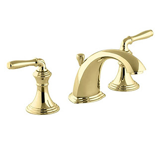 Bathroom Sink Faucet, Vibrant Polished Brass...
