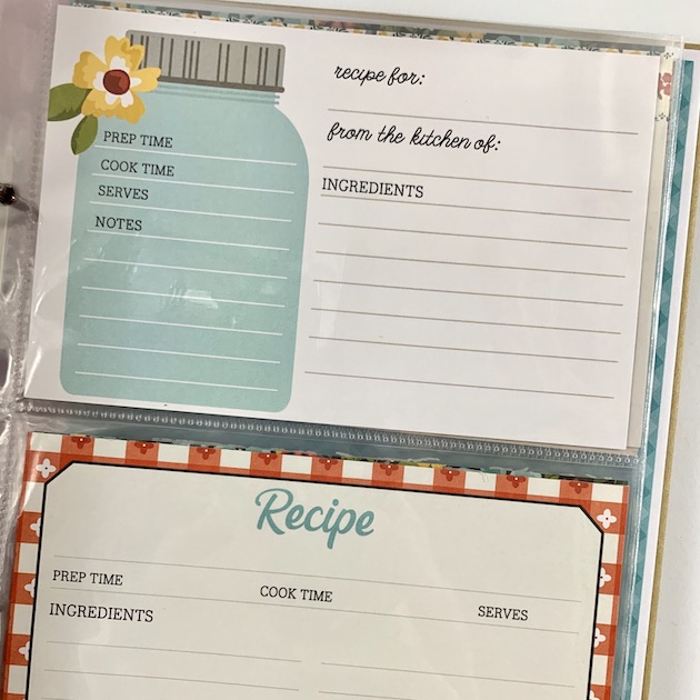 Artsy Albums Scrapbook Album and Page Layout Kits by Traci Penrod: What's  Cookin' Recipe Scrapbook Album