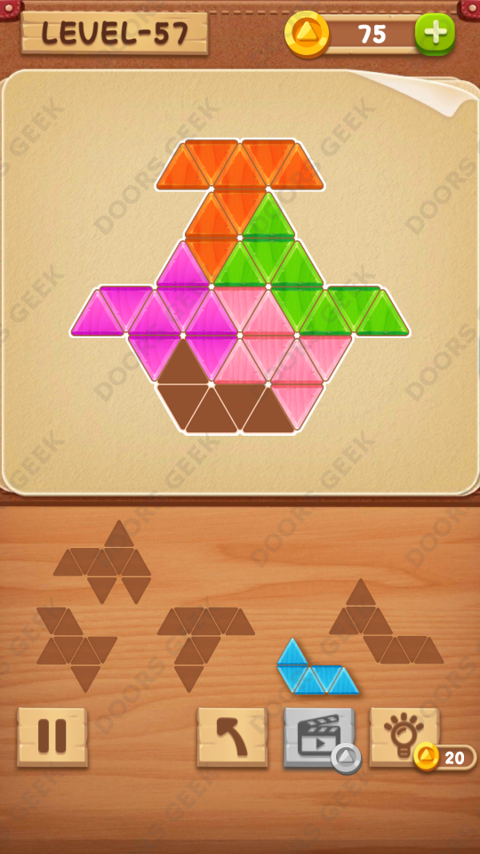 Block Puzzle Jigsaw Rookie Level 57 , Cheats, Walkthrough for Android, iPhone, iPad and iPod