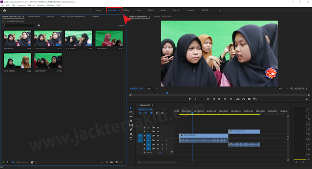 Perkenalan Workspace Adobe Premiere Pro CC2019