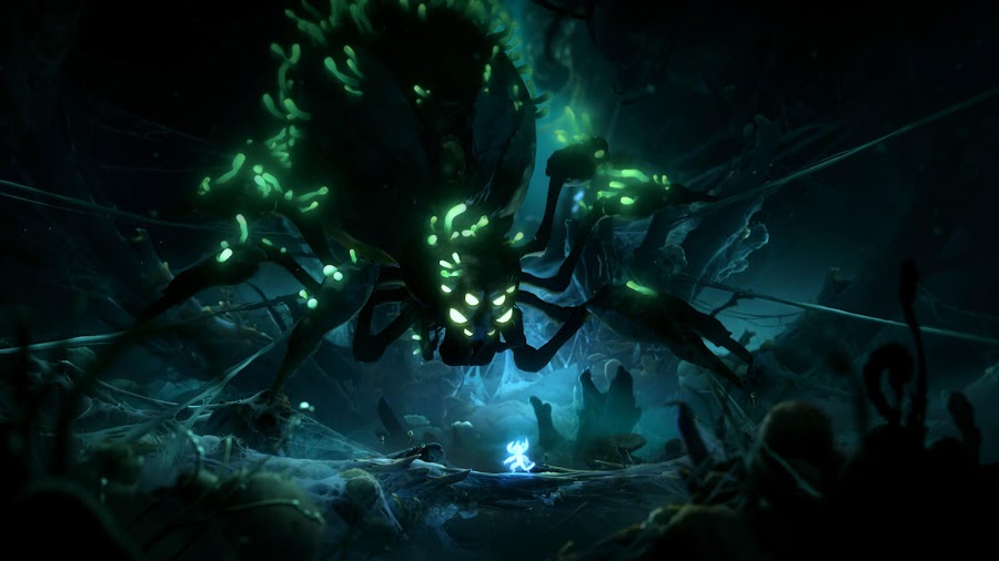 ori and the will of the wisps giant spider enemy pc steam xb1 game pass moon studios xbox game studios