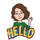 Bitmoji waving with text "hello"