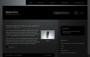 Piano Black Blogger Template