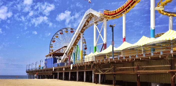 Santa Monica Pier California by Jessica Mack aka SweetDivergence