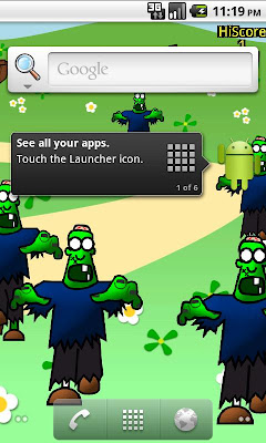 Android Live Wallpaper: Zombie Pop Lite