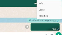 Come modificare i messaggi già inviati su WhatsApp