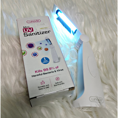 Lunavie Mini UV Sanitizer, Portable Sanitizer, lunavie sanitizer review, mini uv sanitizer, review uv sanitizer