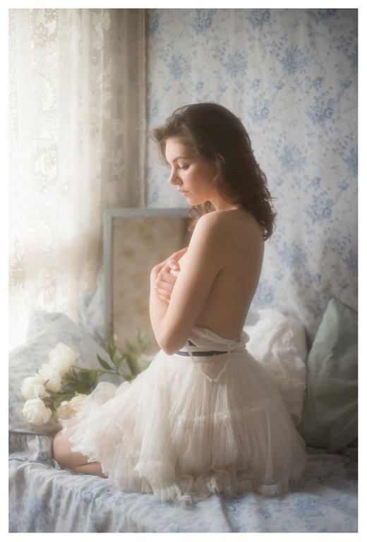 Vivienne Mok fotografia arte ensaio fotográfico modelo beleza Vlada Yurkova vintage boudoir fashion