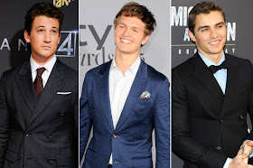 Miles Teller, Ansel Elgort and Dave Franco