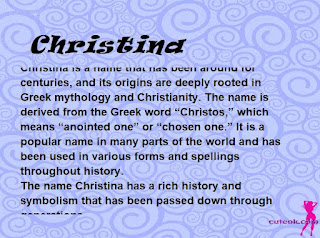 meaning of the name "Christina"