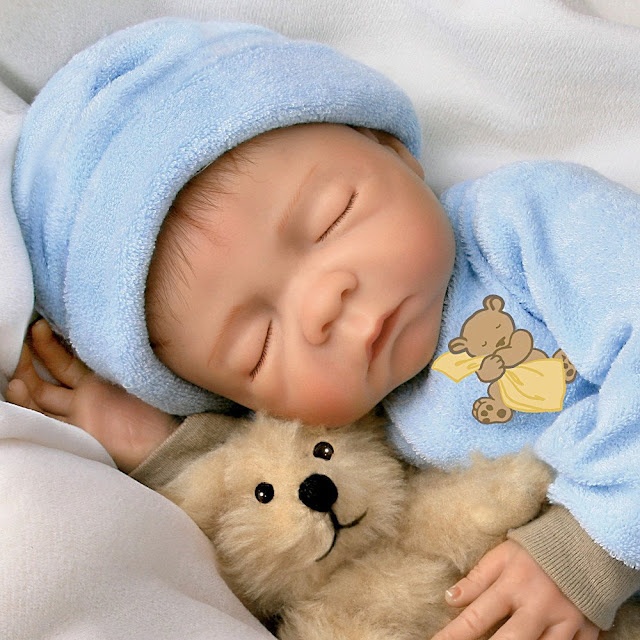 Sweet Dreams, Baby Jacob: So Truly Real 18-Inch Realistic Lifelike Baby Boy Doll by Ashton Drake