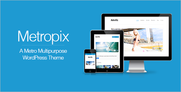 MetroPix - Responsive Multipurpose WordPress Theme - Creative WordPress