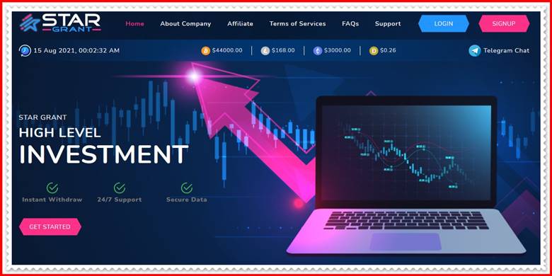 Мошеннический сайт stargrant.top – Отзывы, развод, платит или лохотрон? Мошенники