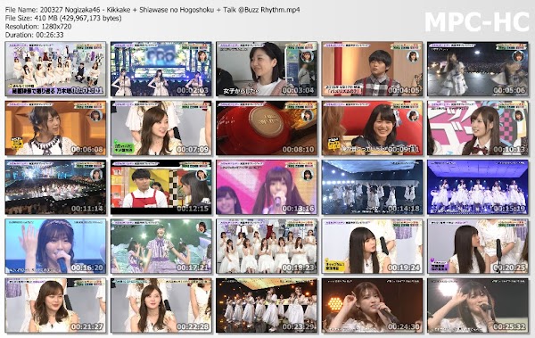 200327 Nogizaka46 - Kikkake + Shiawase no Hogosyoku + Talk @Buzz Rhythm