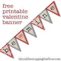 Free Valentine Printable Banner