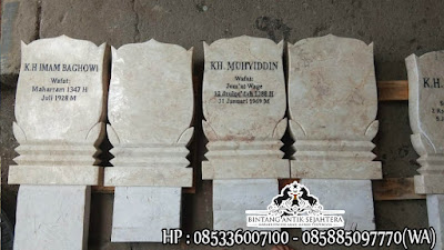 Aneka Model Nisan Patok Marmer Sederhana Untuk Memperbaiki Makam Keluarga