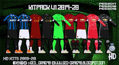 PES 2019 Kitpack Season 2019-20 HD By Geo_Craig90