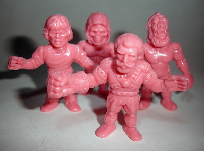 M.U.S.C.L.E.S of the Universe He-Man Keshi Mini Figures by Eric Nilla - He-Man, Skeletor, Fisto & Beastman