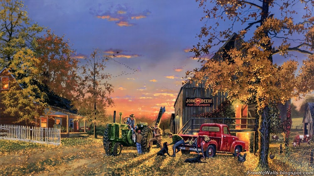 Wonderful Rural Farmer Painting