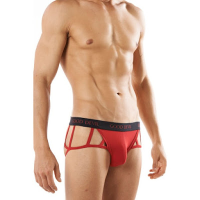 Good Devil GD6735 Cage Brief Red 