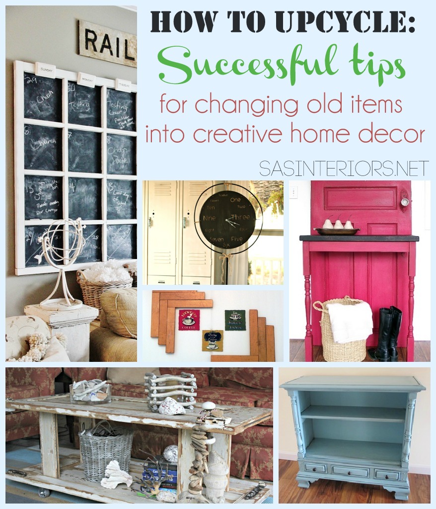 DIY Changing Old Items Into Creative Home Decor Tips