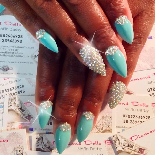 Turquoise | Aqua nails, Turquoise nails, Nail polish