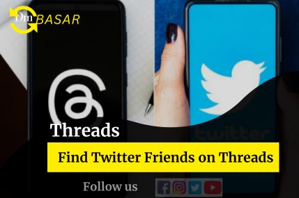 How to Find Twitter Friends on Threads ( Meta's New App ), Threads app,