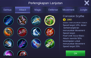 Corrosion Scythe Mobile Legends