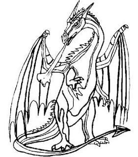 dragon coloring pages