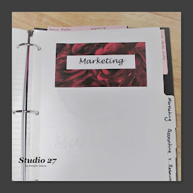 How to Organize Your Blog Book Binder