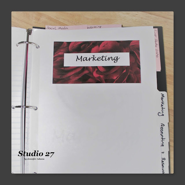 How to Organize Your Blog Book Binder