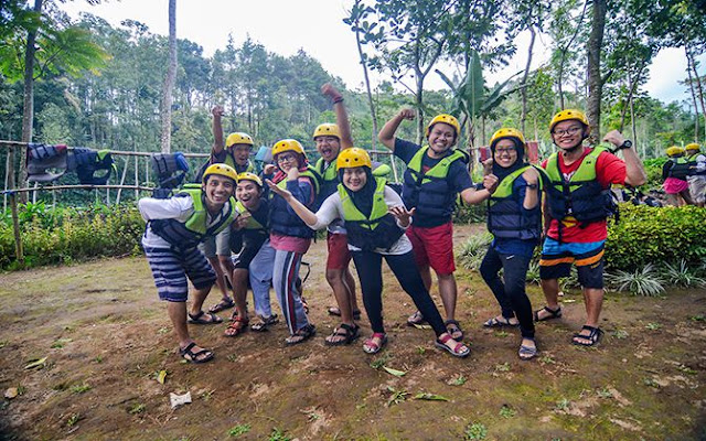 Formasi sebelum river tubing