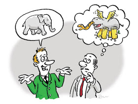 Cartoon illustrating importance of effective communication