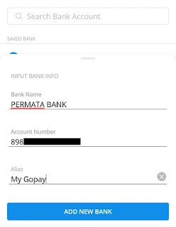 Cara transfer dana ke gopay 4