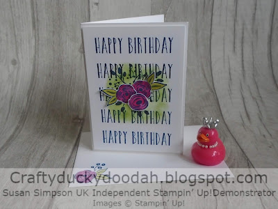 Craftyduckydoodah!, Stampin' Up! UK Independent  Demonstrator Susan Simpson, Perennial Birthday, Supplies available 24/7 from my online store, 