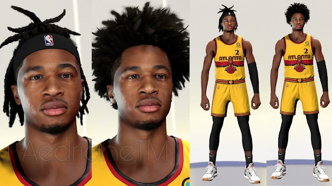 Sharife Cooper Cyberface (2 Versions) by AeTM | NBA 2K22