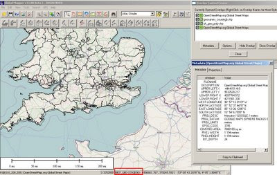 Global Mapper v11 (beta1) with Open Street Map