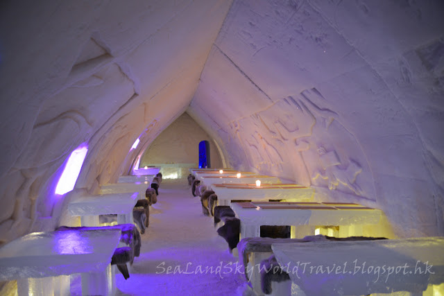 羅凡尼米, Rovaniemi, Arctic Snow Hotel, 冰餐廳, dinner, ice restaurant