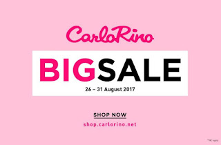 Carlo Rino’s Big Sale at Carlo Rino Boutiques, Online Shop and Outlets (26 August - 31 August 2017)