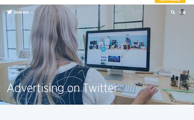 Twitter business homepage