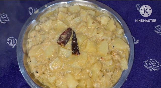 how to make aloo posto