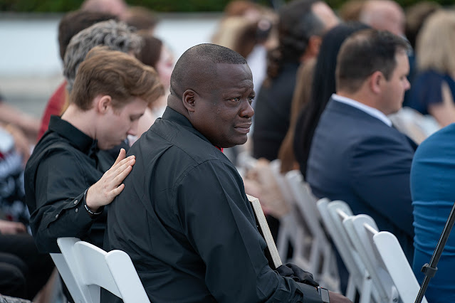 Wedding Ceremony outside the Mansion at Tuckahoe Jensen Beach FL Wedding Venue