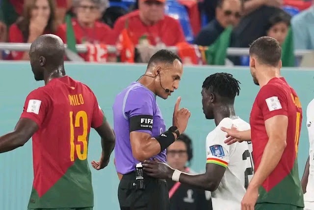 "I am Sorry, Referee Didn't Cheat Us, Portugal Goal Isn't Offside" - Ghana Journalist Educates Angry Fans