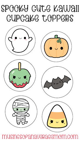 Free Cute Kawaii Halloween Printables