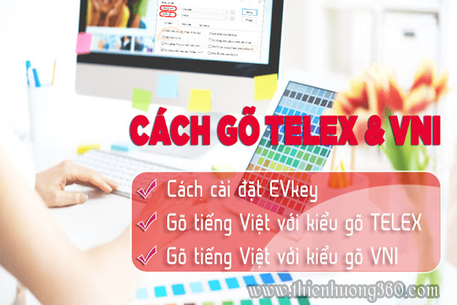 Bảng gõ Telex: Cách viết dấu trên máy tính, laptop