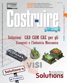 Costruire Stampi 252 - Maggio 2017 | ISSN 1121-8711 | TRUE PDF | Mensile | Professionisti | Stampaggio | Tecnologia | Impianti
Costruire Stampi dal 1991 è la rivista di riferimento per chi costruisce stampi (per metallo e plastica), modelli e attrezzature di precisione. La rivista intende interpretare al meglio le nuove prerogative di un comparto di primo piano nel panorama dell’industria meccanica nazionale con articoli tecnici e applicativi sulle innovazioni e sull’attualità di settore. Costruire Stampi è uno strumento editoriale altamente specializzato e qualificato, con informazioni sulle soluzioni tecniche più significative legate a macchine utensili e di misura, utensileria, sistemi CAD/CAM, controlli numerici, materiali, prototipazione rapida, attrezzature e accessori... La rivista ha una grafica accattivante ma, allo stesso tempo, di facile lettura che valorizza l’informazione tecnica.  Costruire Stampi: un valido alleato per lo stampista!