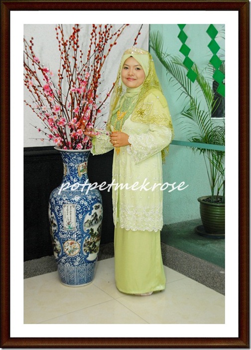 Pot Pet Pot Pet Mek Rose Baju Pengantin Untuk Dilelong