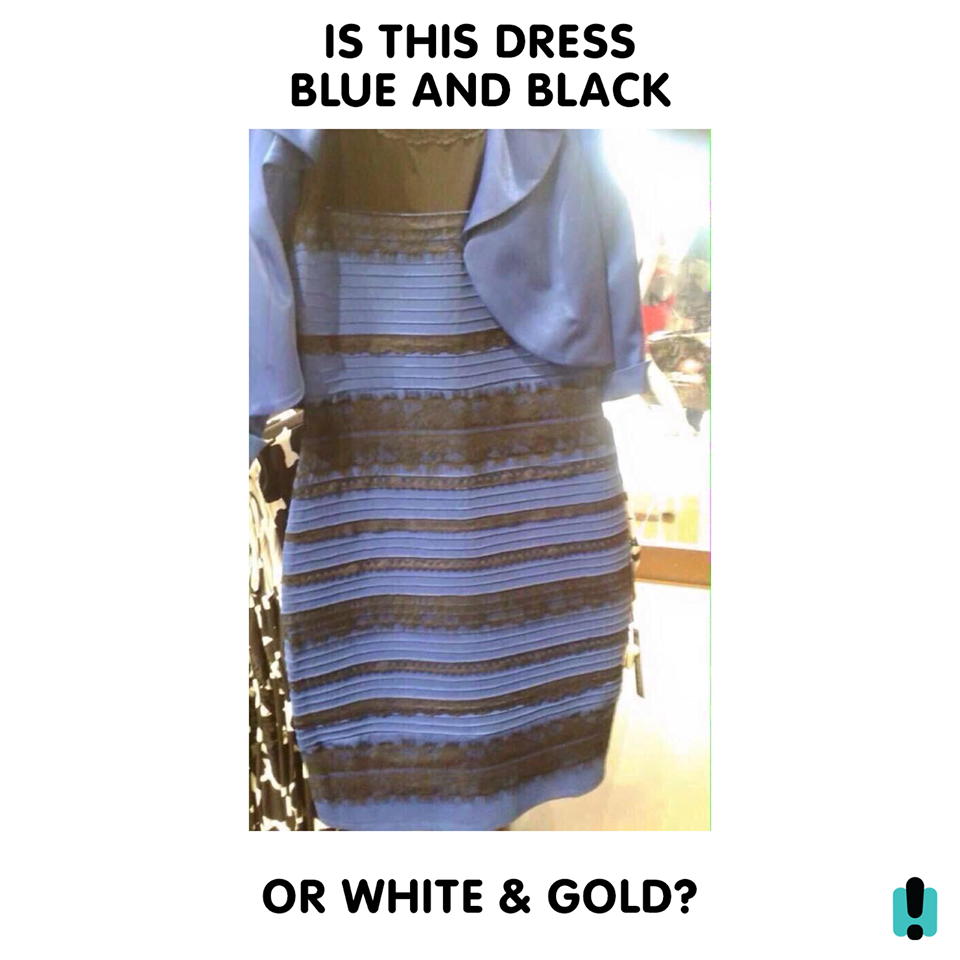 the dress black blue white gold